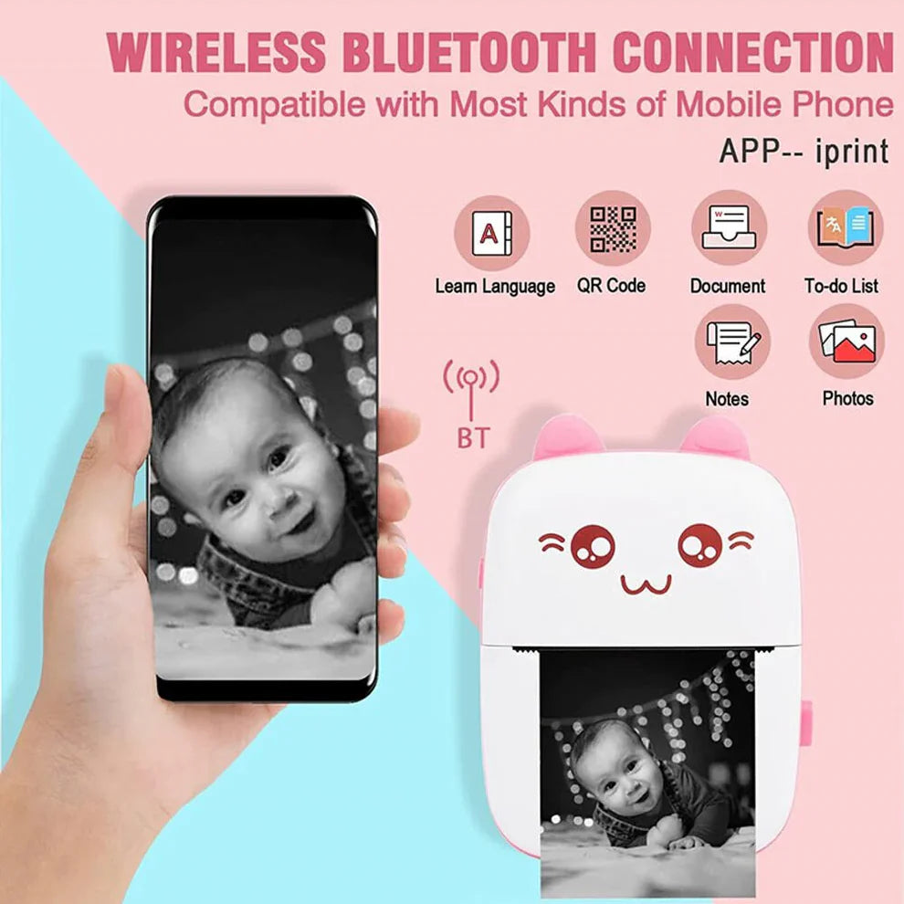 Inkless Bluetooth Pocket Printer