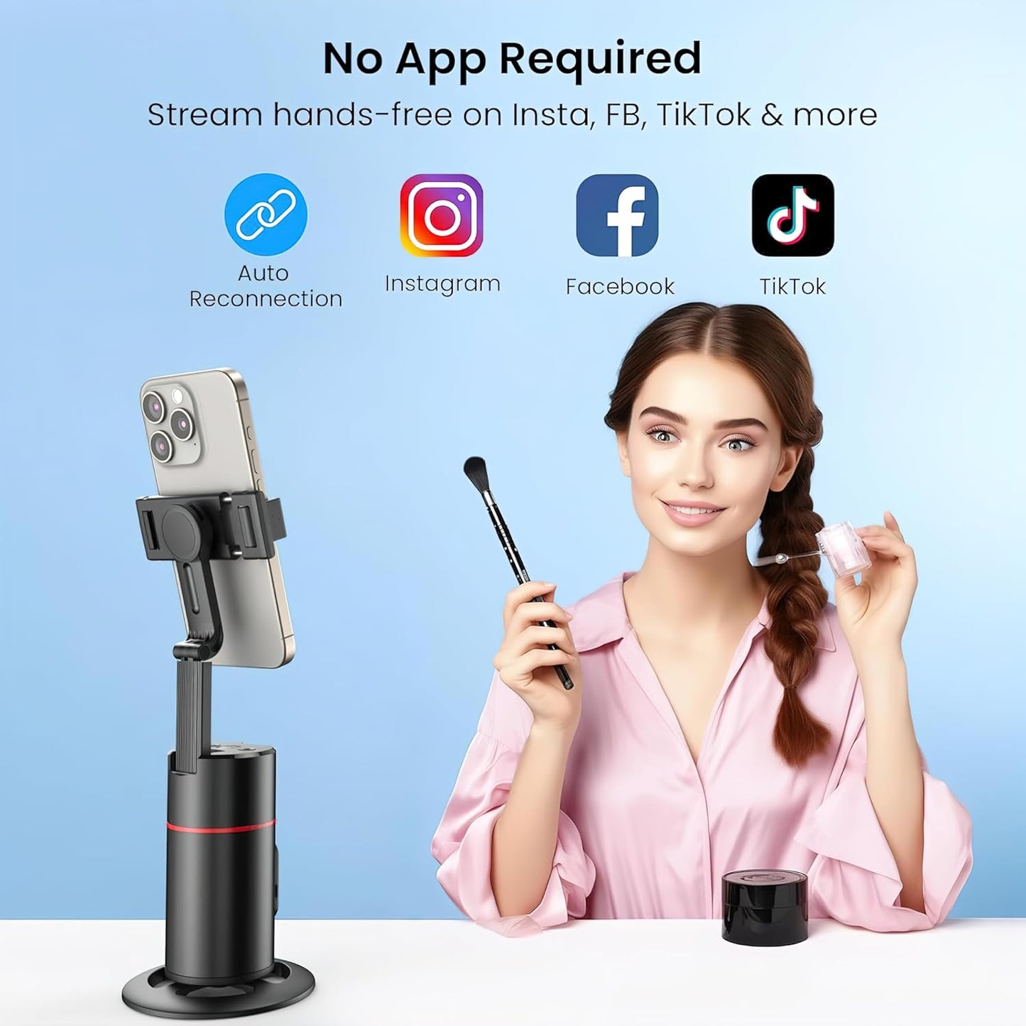 Auto Face Tracking Mobile Stand